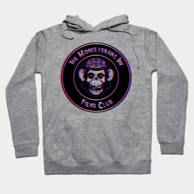 MonkeyBrainsINK misfits 3d parody button design! Hoodie by GodsBurden